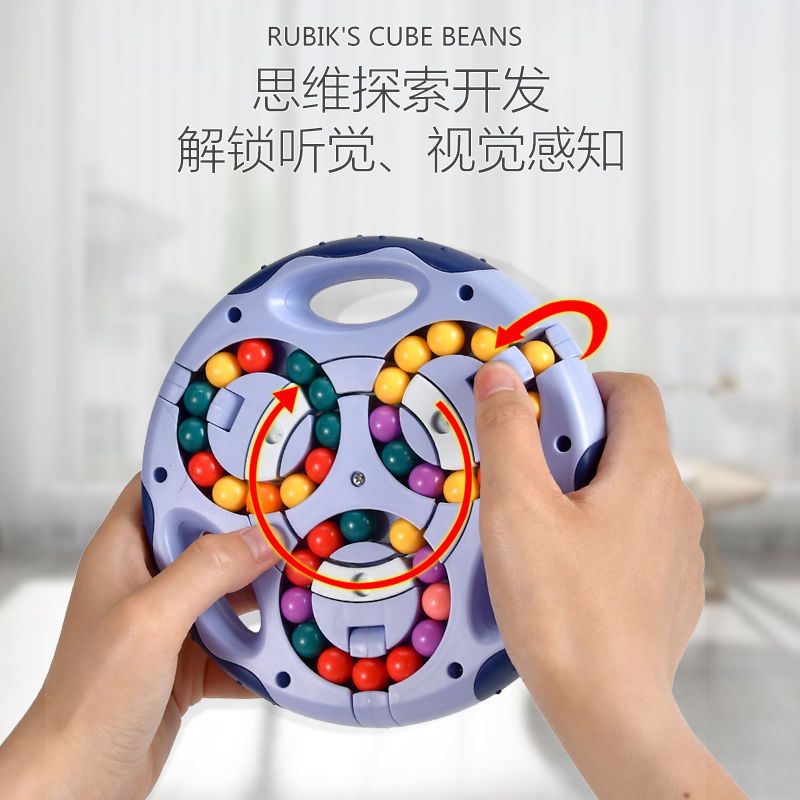 Elementary School Students' Intelligence Development Rubik's Cube Toy Class Boring Decompression Useful Tool for Pressure Reduction Children's Brain Toys 8-12 Years Old