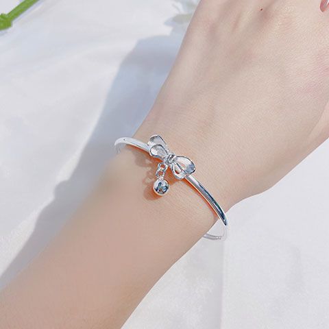 Bow Bell Bracelet for Female Students Simple Special-Interest Design High-Grade Cute Escaped Princess Girlfriends Bracelet for Female Students