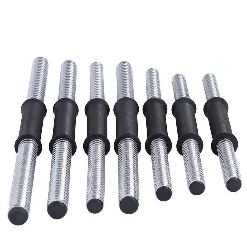 Household Environmental Protection Dumbbell Accessories Rod Universal Coated Color Rod Kettlebell Handle Electroplating Dumbbell Rod Nut Connector