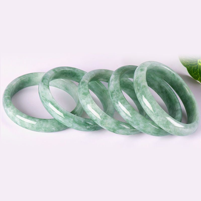 Natural a Cargo Genuine Emerald Jade Bracelet Floating Jade Bracelet Emerald Green Jade Bracelet Children's to Give Mom Certificate