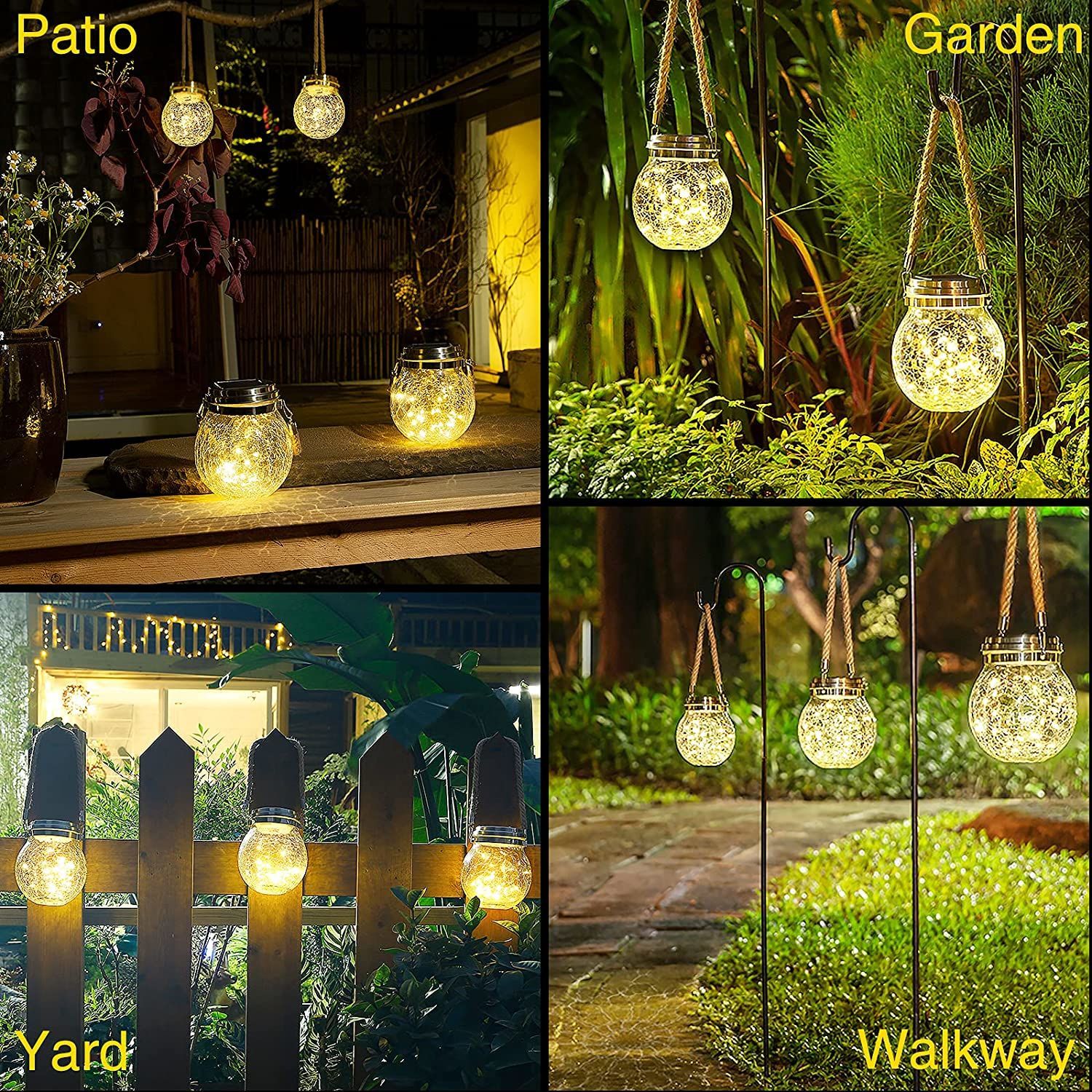 Solar Glass Bottle Outdoor Waterproof Garden Lamp Household Wall Lamp Balcony Villa Garden Landscape Lamp Decorative Lamp