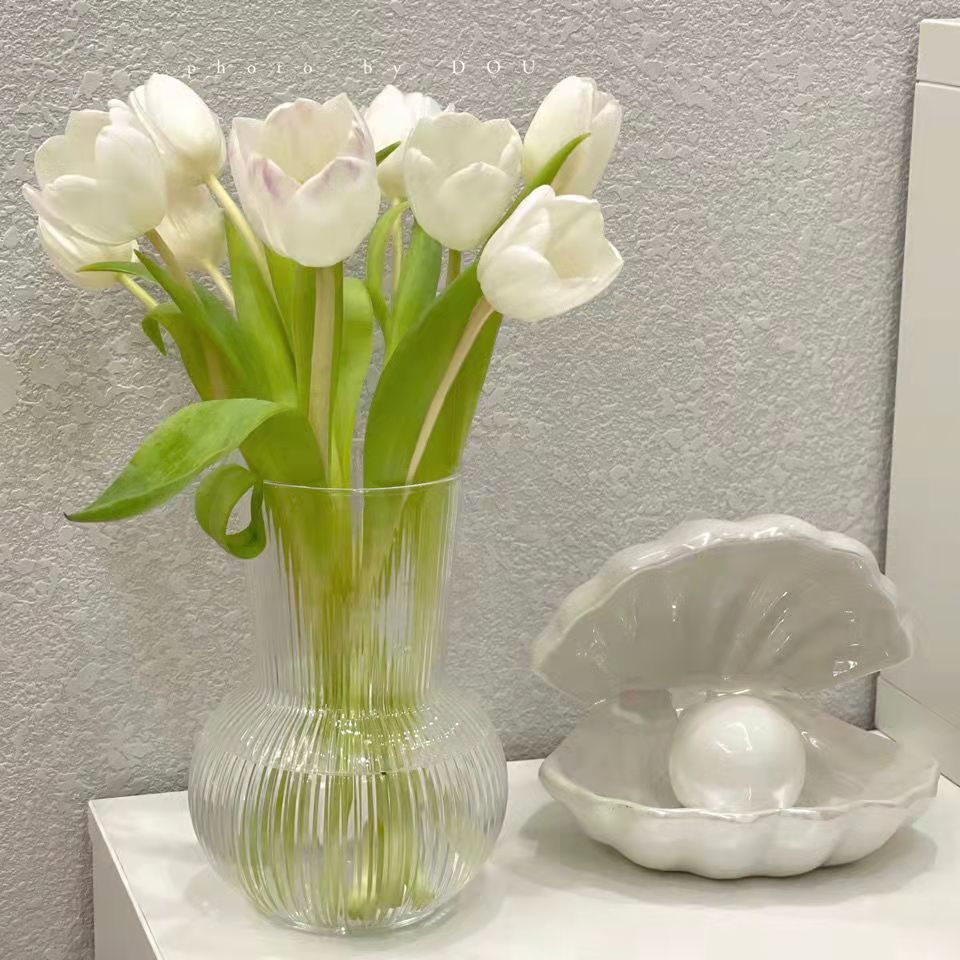 absolutely beautiful! ikea ikea padrag pude lager vase transparent glass hydroponic vase