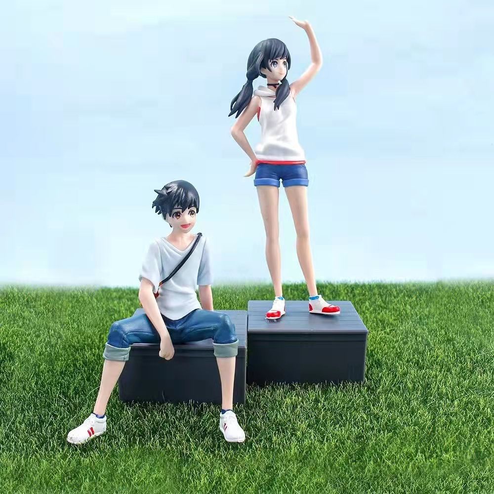 weather son mori island sail high sky wild yang cuisine couple gift desktop and car-mounted decoration handmade toy model