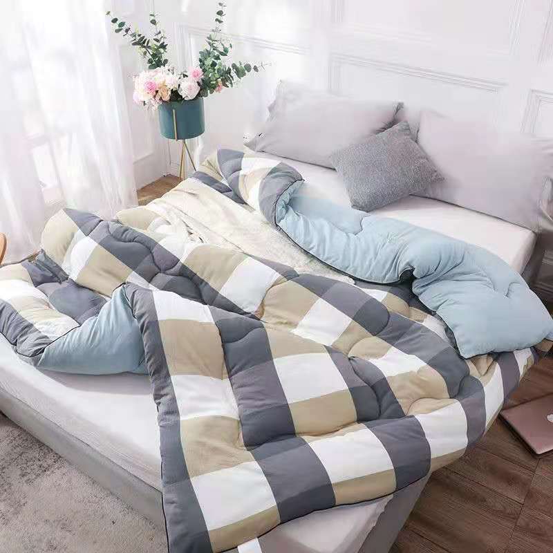 [special offer] quilt winter duvet insert winter cotton duvet thick warm single student dormitory four seasons universal quilt for spring and autumn