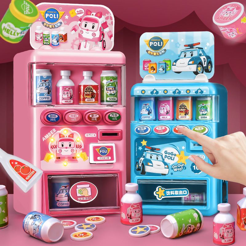 children‘s toy vending machine drinks candy vending machine slot machine play house vending machine cash register toys for boys and girls