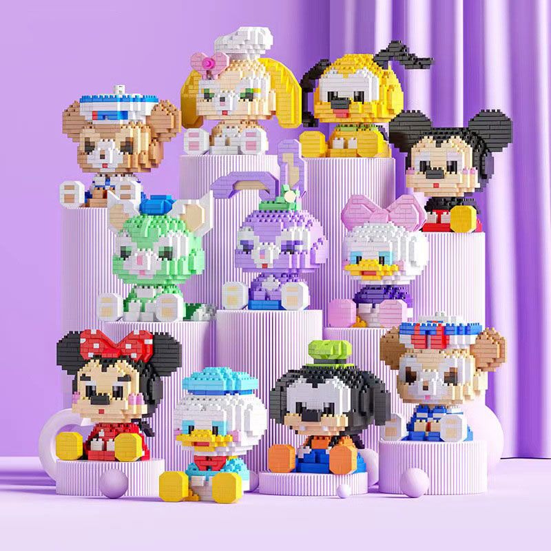 Compatible with Lego Disney Miniature Lingna Belle Assembling Small Particles Puzzle Building Blocks Toy StellaLou Ornaments