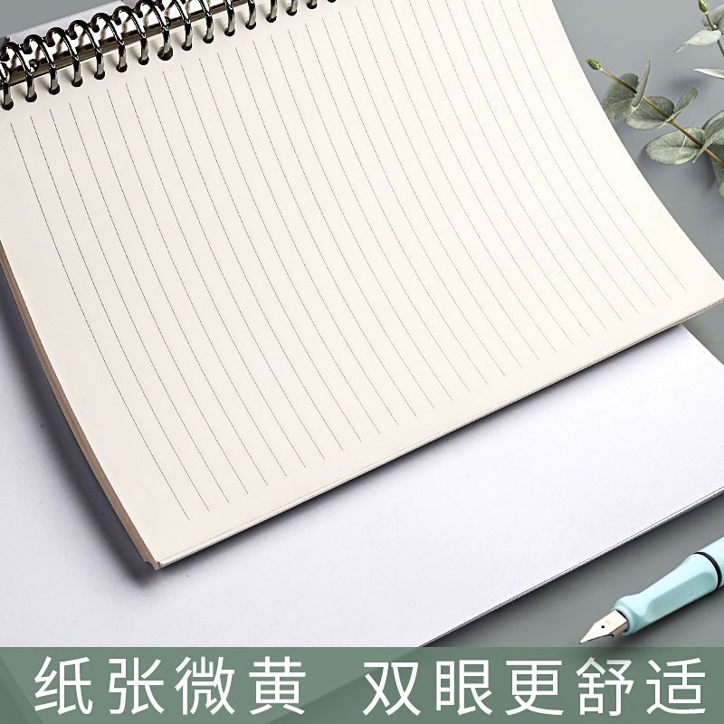 Loose-Leaf Book Core Replacement B5 Horizontal Line Loose-Leaf Paper 26 Holes Grid Noteboy Loose Leaf Notebook Inner Core Removable A4 Square Grid