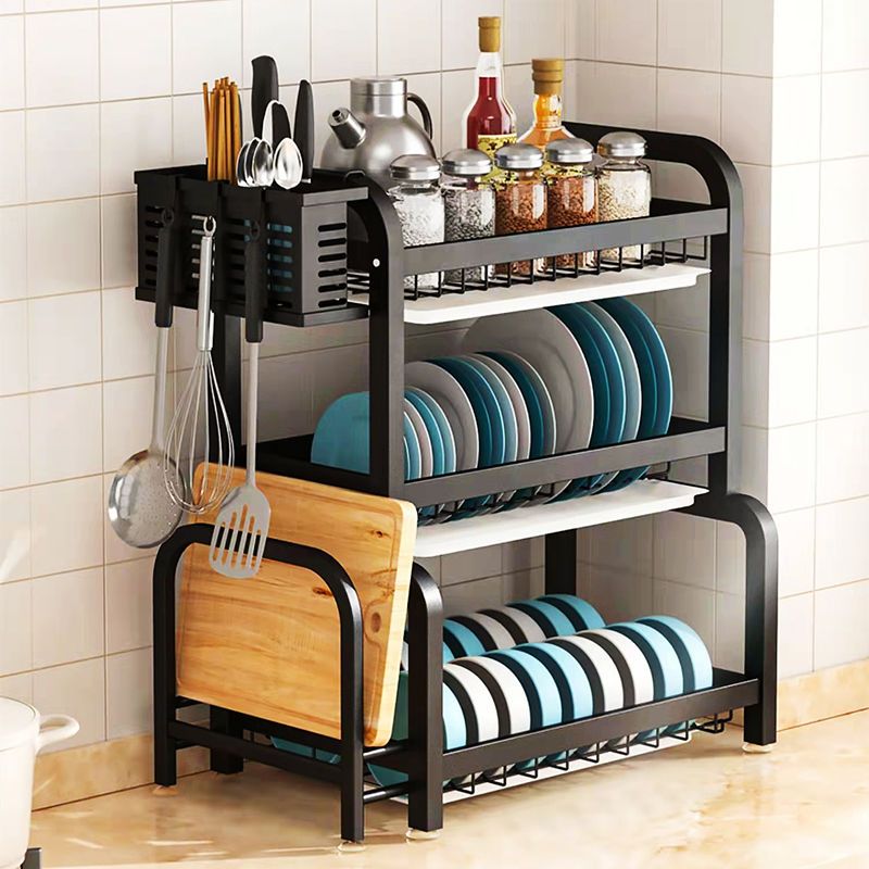 dish rack new flat ware storage rack draining rack household multi-functional dish rack tableware storage cabinet