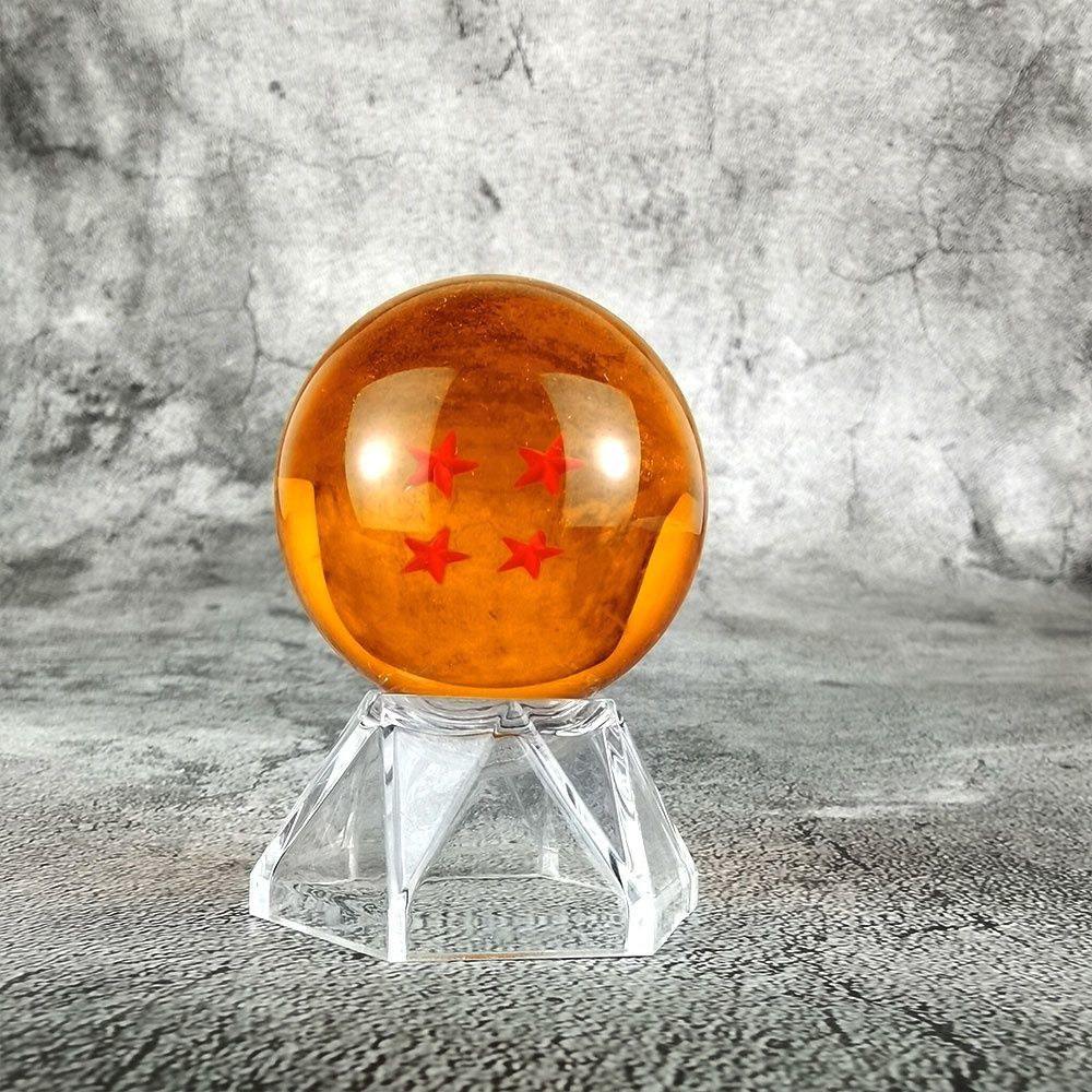 3.5/4.3cm Dragon Ball Anime Sun Wukong Hand-Made 7 Dragon Ball Crystal Ball Model Hand-Made Peripheral Ornaments Gift