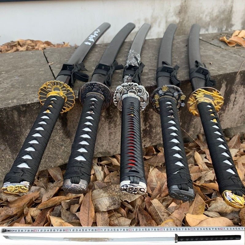 longquan tang horizontal knife integrated manganese steel sword cold weapon martial arts outdoor long knife vehicle-mounted self-defense weapon not open blade