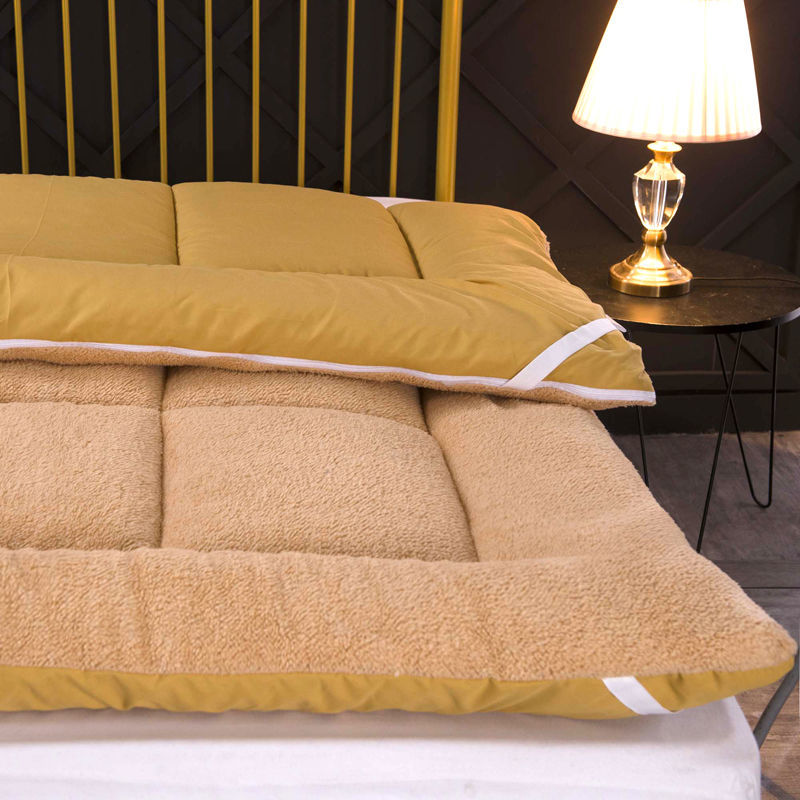 thick warm berber fleece mattress mattress dormitory 0.9/1/1.2/1.5/1.8m full size mattress bottom