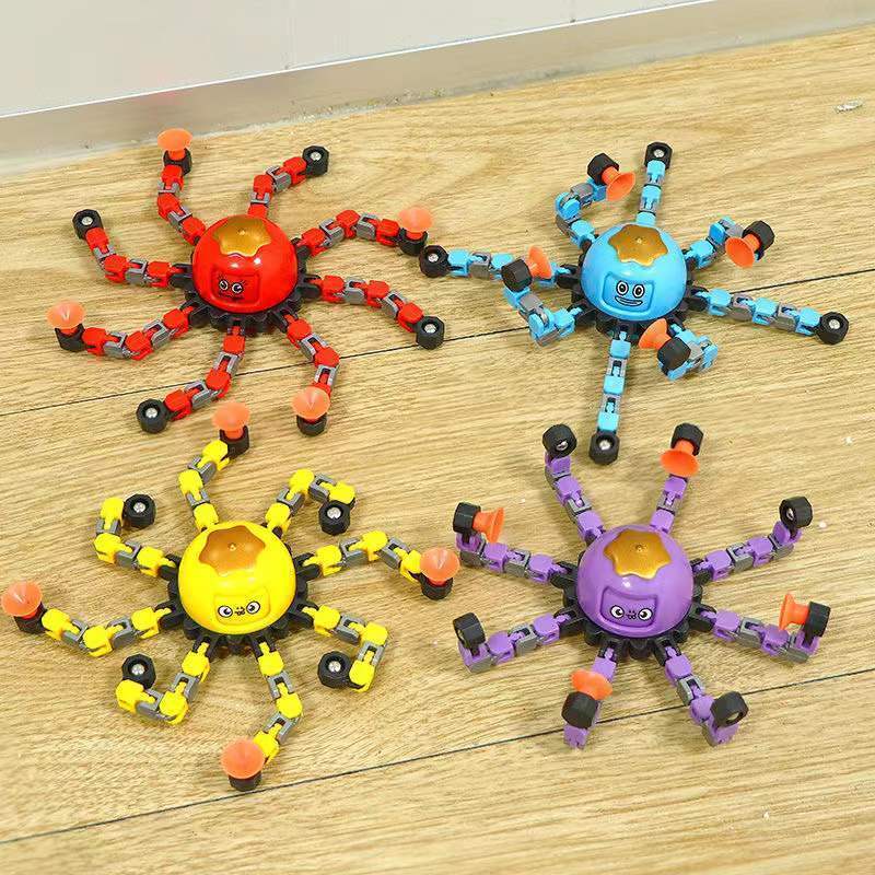 fingertip gyro deformable robot children‘s mechanical toy black technology finger spiral boy useful tool for pressure reduction