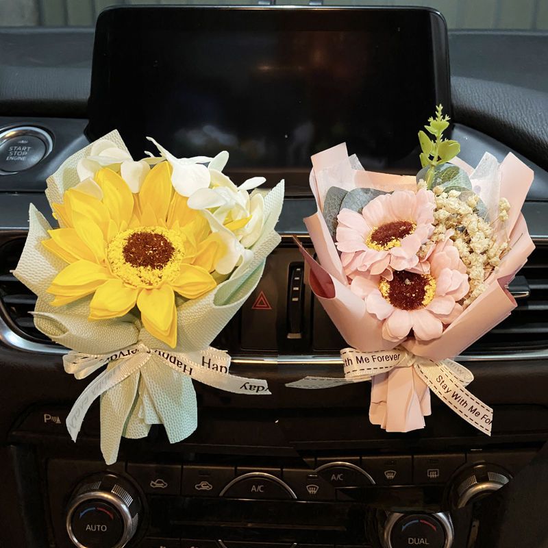 car-mounted air conditioning air outlet aromatherapy decoration dried flower temperament car interior design accessories all products car perfume clip female