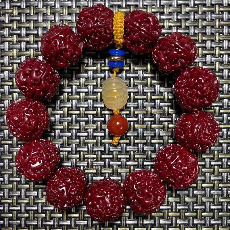 [factory closure clearance leak 8] nepal rudraksha bead bracelet bodhi seed collectables-autograph rosary walnut