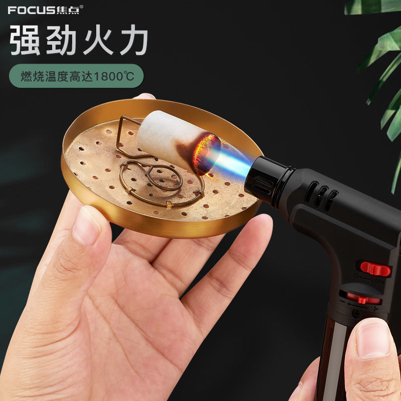 Cigar Moxibustion Moxa Stick Special Ignition Artifact Aromatherapy Burning Torch Welding Gun High Temperature Windproof Direct Punch Small Spray Gun Wholesale