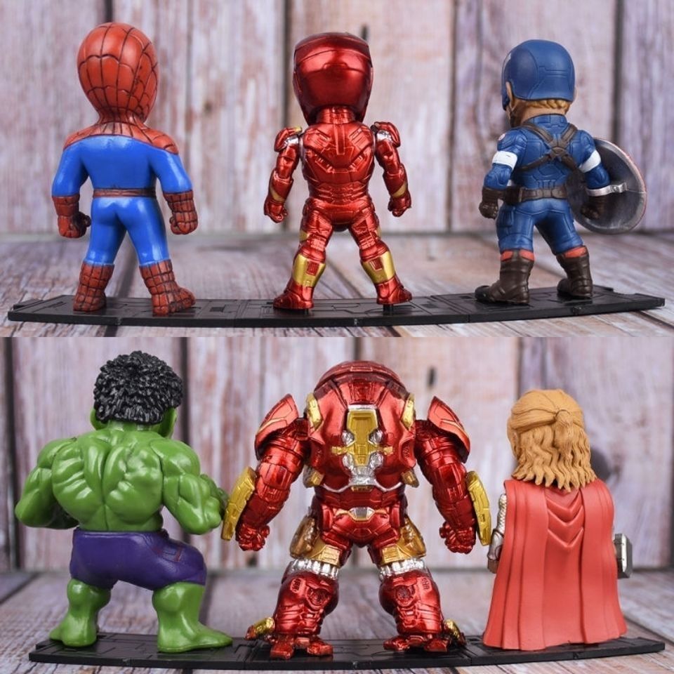 Marvel Hand-Made Avengers Iron Man Captain America Spider-Man Decoration Iron Man Thor Hulk