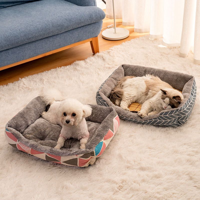 Doghouse Cathouse Four Seasons Universal Teddy Small, Medium and Large Dogs Dog Mat Winter Warm Pet Supplies Bed Room