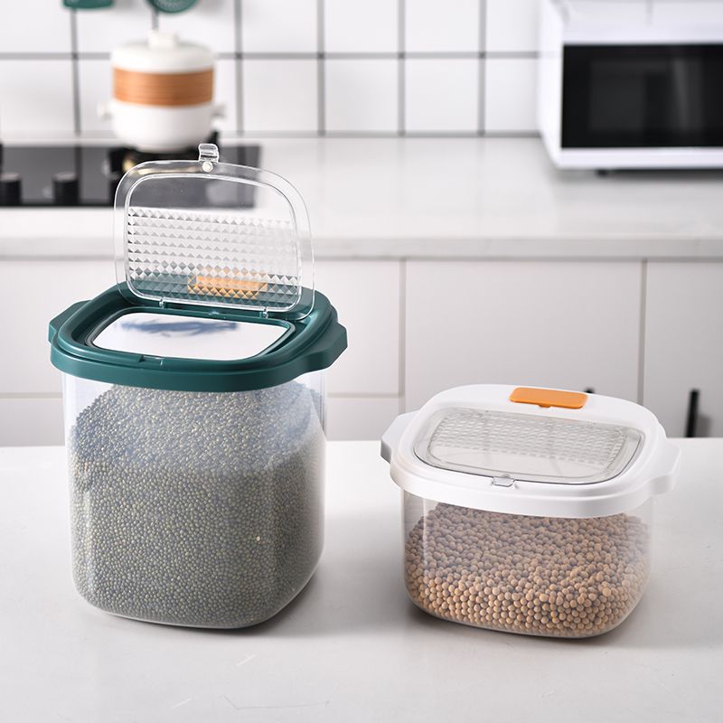 Rice Bucket Storage Container Kitchen Storage Bucket Sealed Insect-Proof Rice Storage Box Flour Box Rice and Coarse Cereals Cans Household