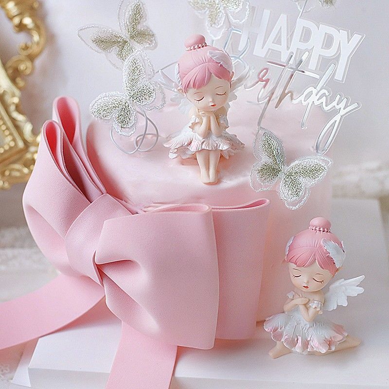 Baking Cake Decoration Website Red Bella Ballet Girl Birthday Cake Decoration Cute Dancing Girl Dessert Dress up