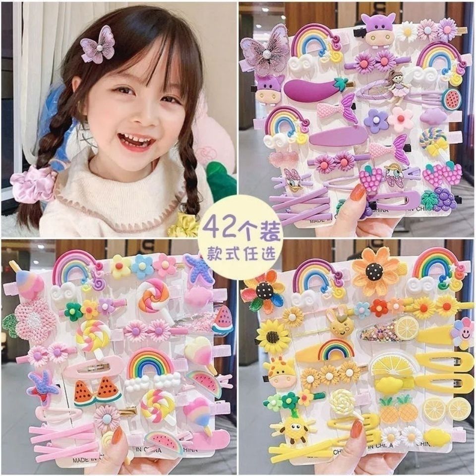 children‘s barrettes little girl side bang clip cute duckbill clip princess headdress broken hair hairpin bb clip hair accessories