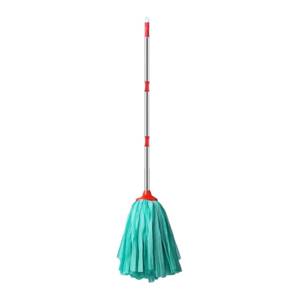 plus-Sized Non-Woven Color Water Cloth Mop Household Mop Head Wet and Dry Thickened Stainless Steel