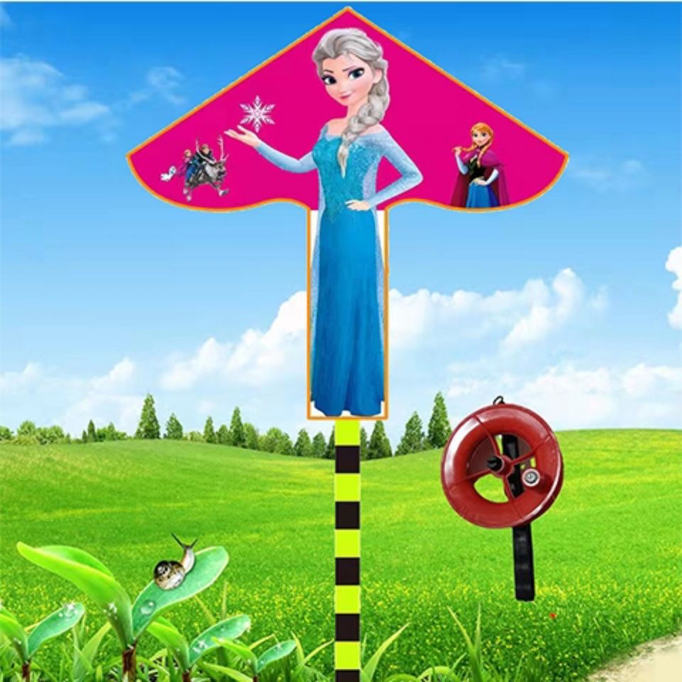 Internet Celebrity Kite for Children Factory Direct Sales Wholesale Stall Yifei Cartoon Pig Page Ultraman Hello Kitty Paw Patrol