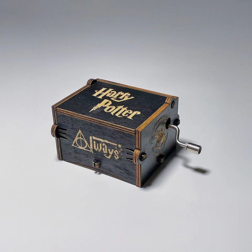 magic ins harry potter hand music box! dark mini music box small creative birthday gift for boys and girls