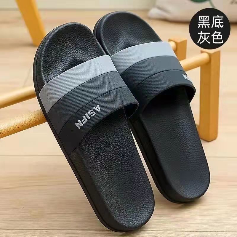 men‘s slippers men‘s outdoor summer household indoor non-slip bathroom bath hot plus size slippers women‘s summer