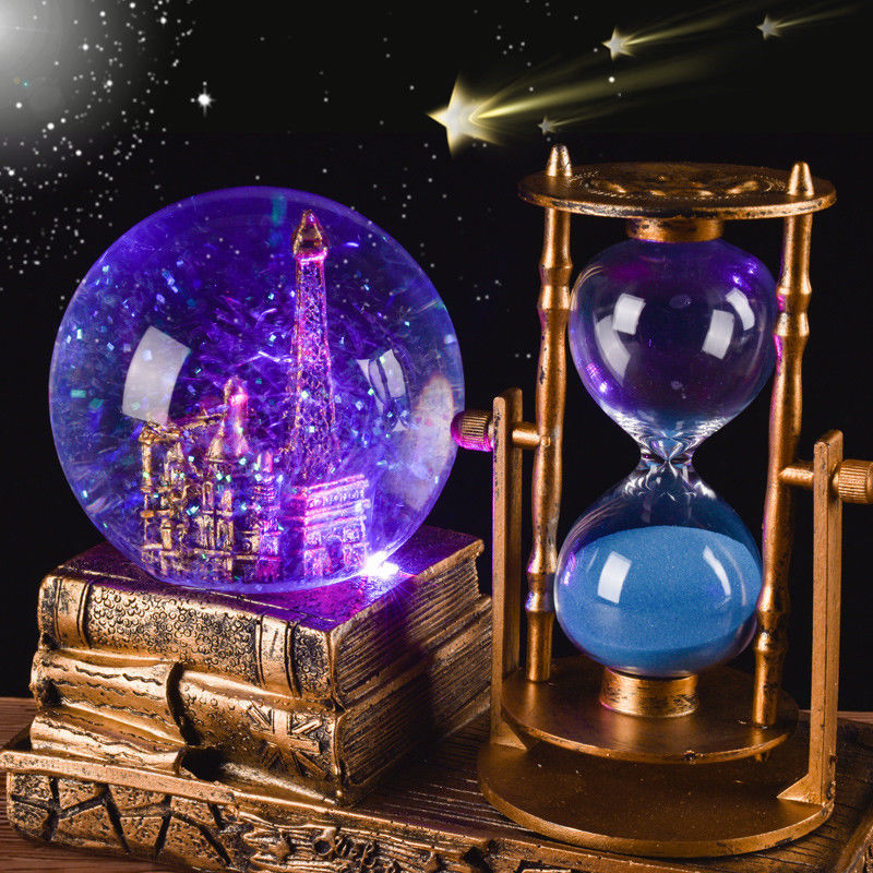 crystal ball music box music box hourglass hand rotating gifts for classmates brothers girls children girlfriends birthday gift