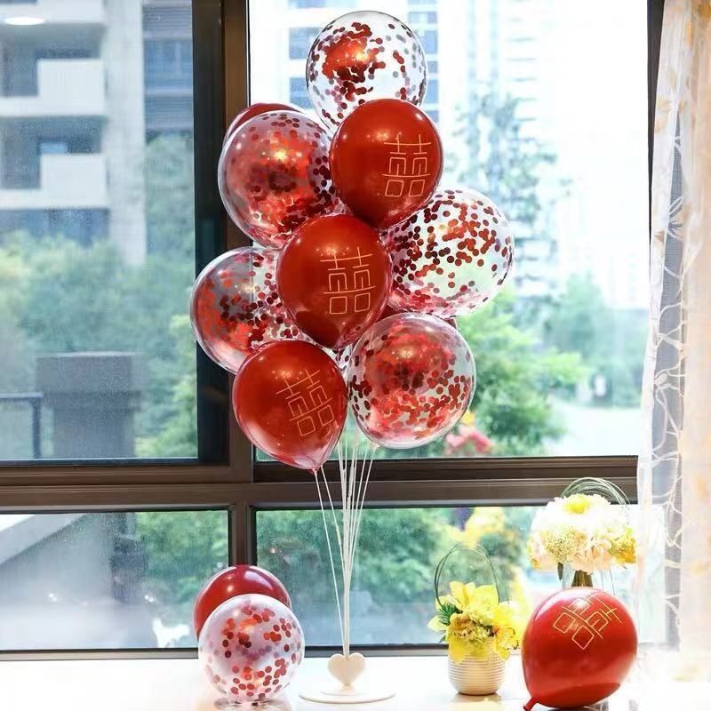 Balloon Bracket Table Column Floating on the Ground Birthday Party Scene Decorations Arrangement Engagement Wedding and Wedding Room Bracket