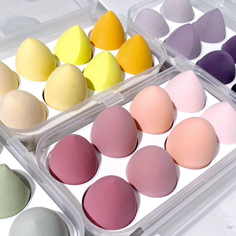 concealer super soft beauty egg no powder， soft student， wet and dry use no stuck powder makeup egg powder puff