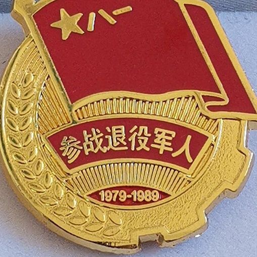 1979年-1989年参战退役老兵徽章战友聚会标志退役军人徽章【5月13日发