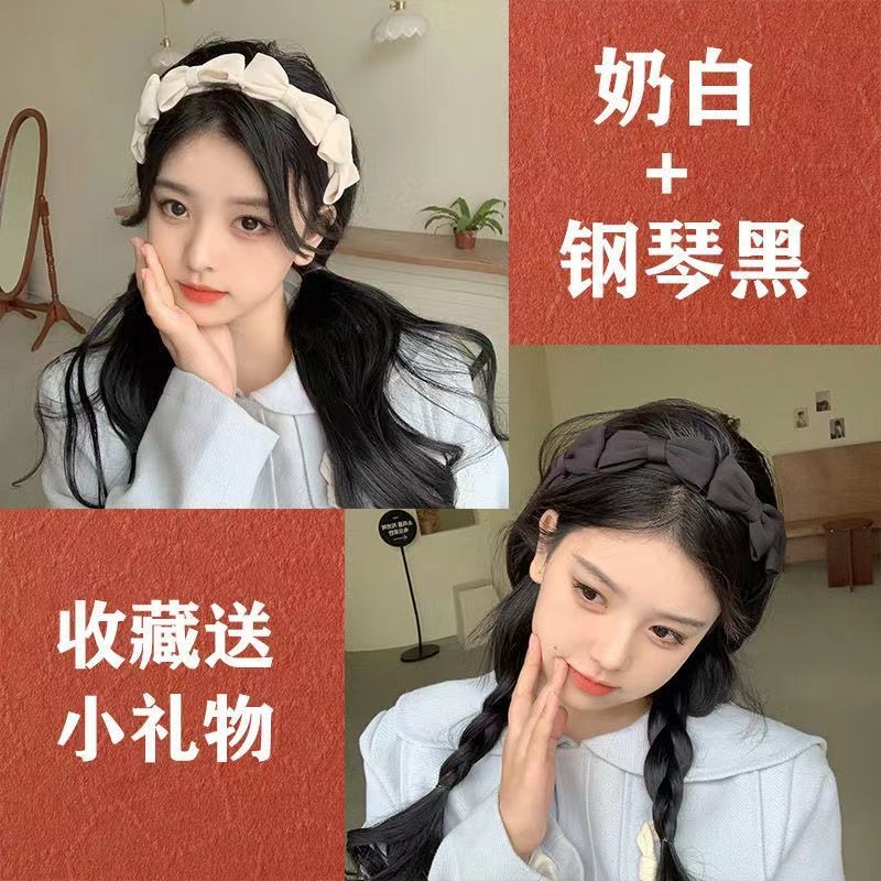 Spring and Summer Bow Headband Internet Celebrity New Hair Accessories Hairpin for Hair Washing Hair Band Temperament Baita Pressure Hair Headband