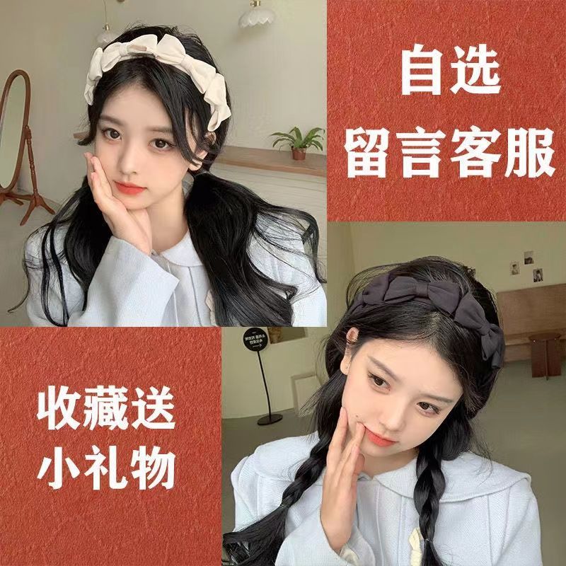 Spring and Summer Bow Headband Internet Celebrity New Hair Accessories Hairpin for Hair Washing Hair Band Temperament Baita Pressure Hair Headband