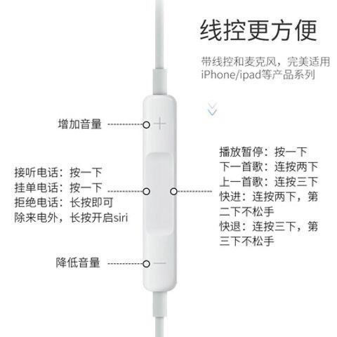 [Buy 1 Get 1 Free] Original Genuine Universal Headset Cable High Sound Quality Call Karaoke Eating Chicken in-Ear Wired Headset