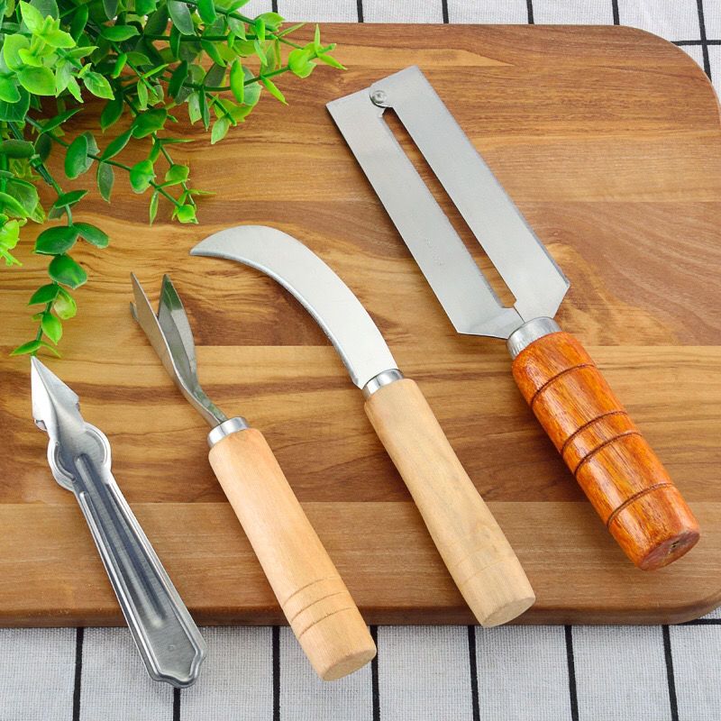 stainless steel pineapple knife peeler cut pineapple knife pineapple core remover cut silk stockings multifunctional fruit knife