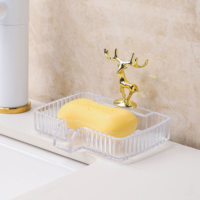 Soap Dish Soap Drainage Punching Free Storage Rack Home Wall-Mounted Creative Affordable Luxury Fashion Wind Tray Storage