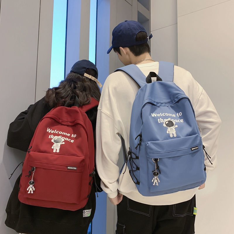 schoolbag male middle school students college student simple ins trendy cool middle school student elementary school studebt backpack schoolboy backpack