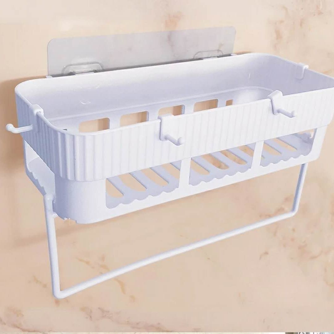 [Multi-Function] Bathroom Storage Rack Storage Rack Kitchen Toilet Toilet Punch-Free Kitchen Wall Hanging