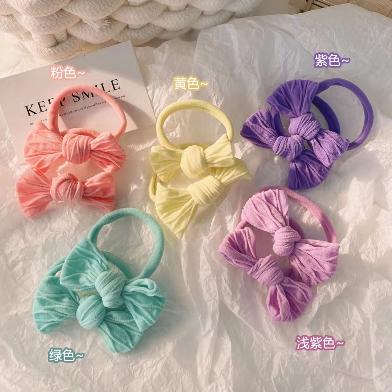 bowknot hair ring head rope high elastic durable rubber band ins-good-looking best-seller on douyin adult headdress hair rope for women