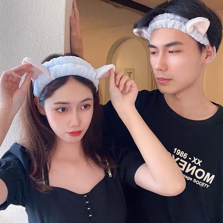 Internet Celebrity for Face Wash Hair Band Unisex Face Wash Hair Bands Apply a Facial Mask Hair Fixer Headband out Headscarf for Women