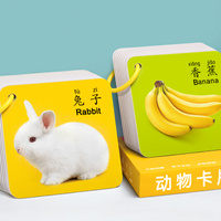 0-6岁看图识物卡片早教认知婴幼儿童识字启蒙书宝宝认字益智玩具