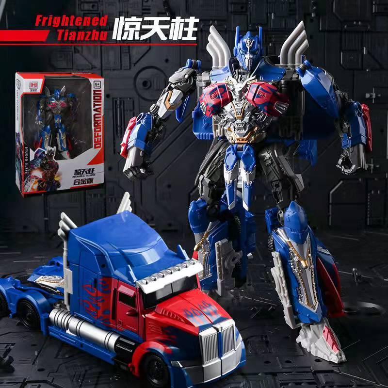 deformation toy king kong h6001-1 primary color optimus prime alloy car robot model hand-made boy