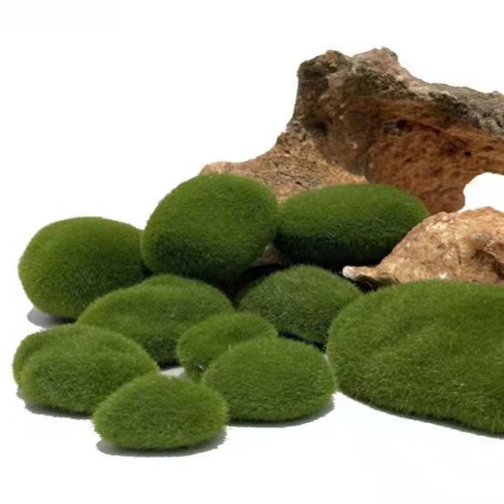 Artificial Moss Stone Simulated Moss Decorative Green Wool Stone Shooting Props Bonsai Landscape Decoration Rockery Landscape