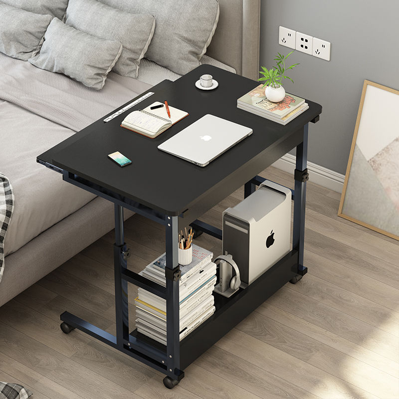 bedside table movable computer desktop table bedroom and household student desk lifting dormitory lazy computer desk