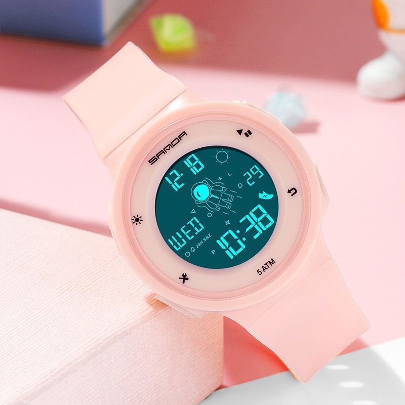 Chinese Style Spaceman Watch Male Student Luminous Waterproof Ins Style Student Party Youth Sports Electronic Watch Female