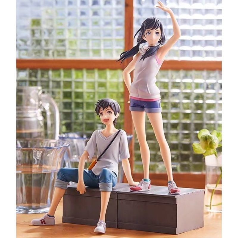 son of the weather your name mori island sail high sky wild yang cuisine garage kit model doll car desktop decoration gift