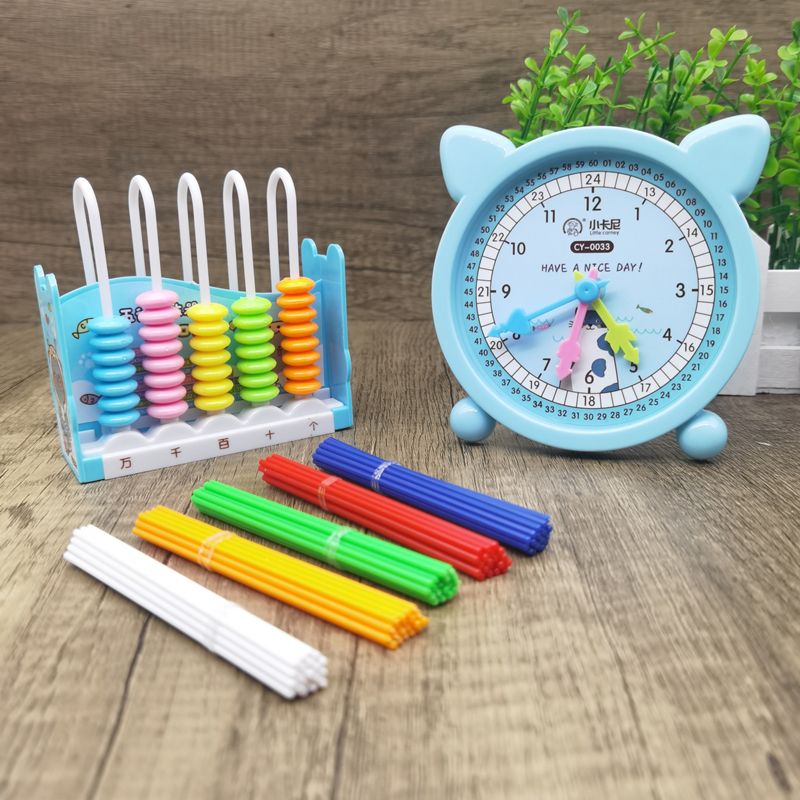 Elementary School Counter Five Nine 13 Lines Year 12 Grade Abacus Mental Arithmetic Kindergarten Early Teaching Children Calculation Frame Big Beads