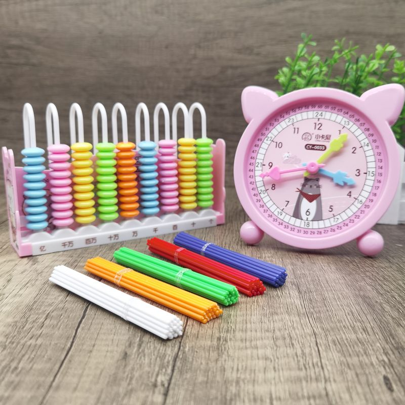 Elementary School Counter Five Nine 13 Lines Year 12 Grade Abacus Mental Arithmetic Kindergarten Early Teaching Children Calculation Frame Big Beads