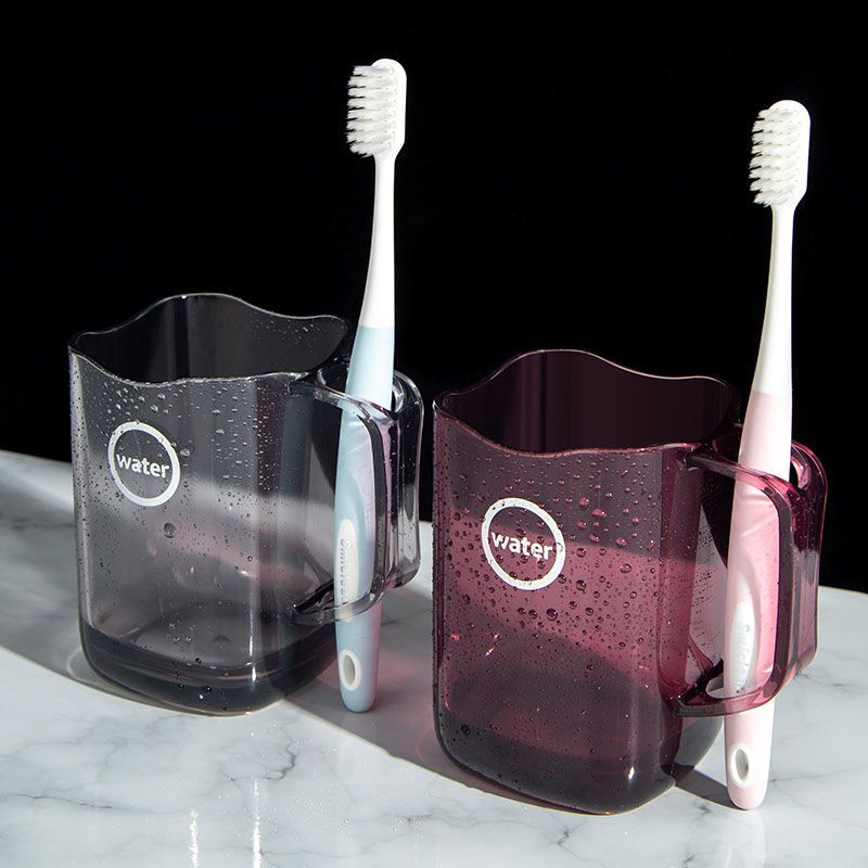 Household Cup Gargle Cup Brushing Cup Toothbrush Cup Children Tooth Mug Plastic Washing Cup One Pair of Lovers Set
